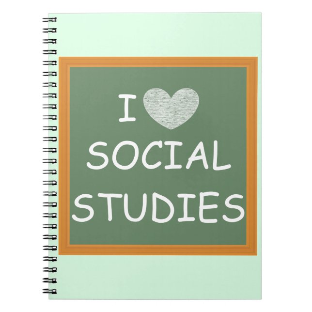 I Love Social Studies Notebook (Front)