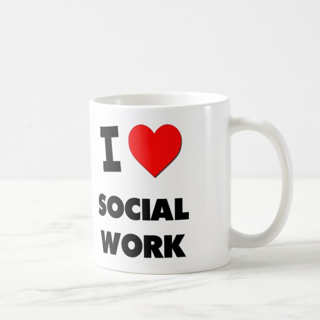 I love Social Work Coffee Mug (Right)