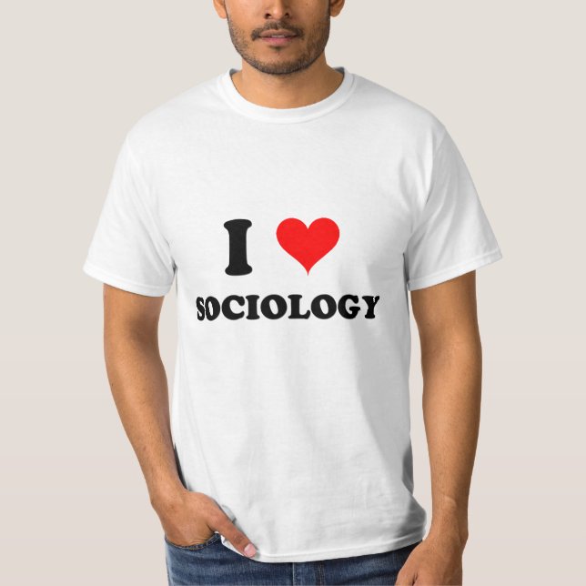 I Love Sociology T-Shirt (Front)