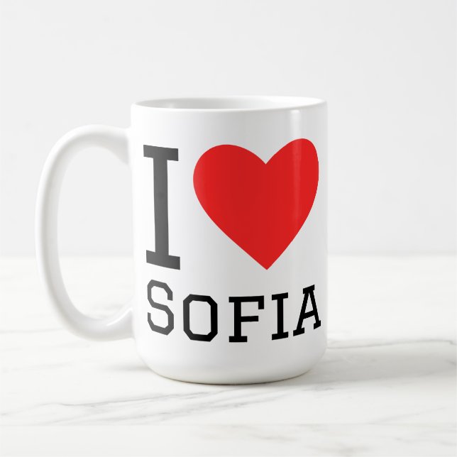 I love Sofia  Coffee Mug (Left)