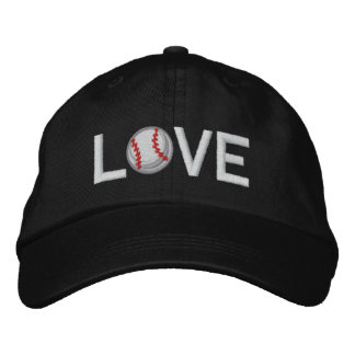 I Love Softball Embroidered Hat
