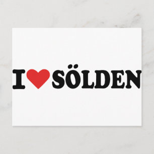 I love Sölden Postcard