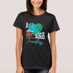 I Love Solo Travelling T-Shirt