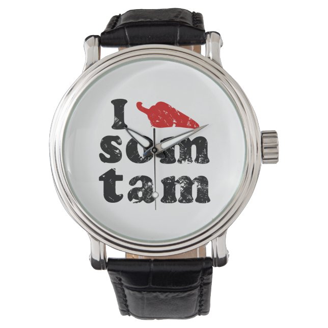 I Love Som Tam ❤ Thai Isan Lao Food Watch (Front)