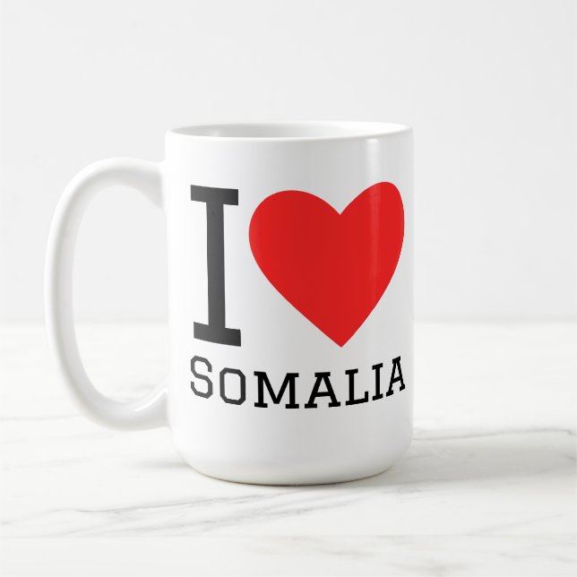 I love somalia coffee mug (Left)