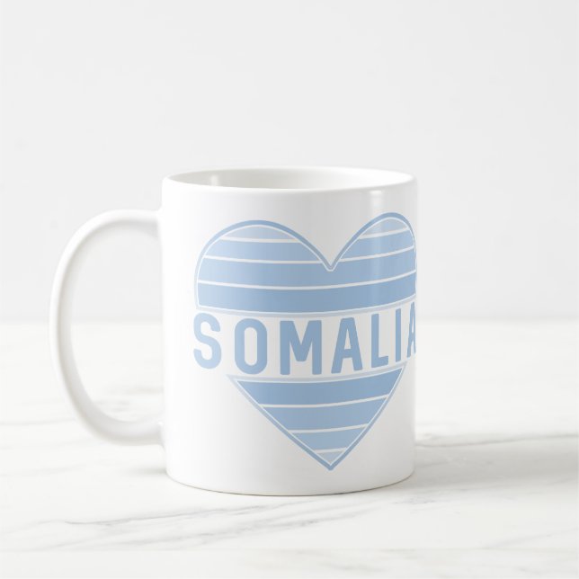 I Love Somalia, Somali Heart Coffee Mug (Left)