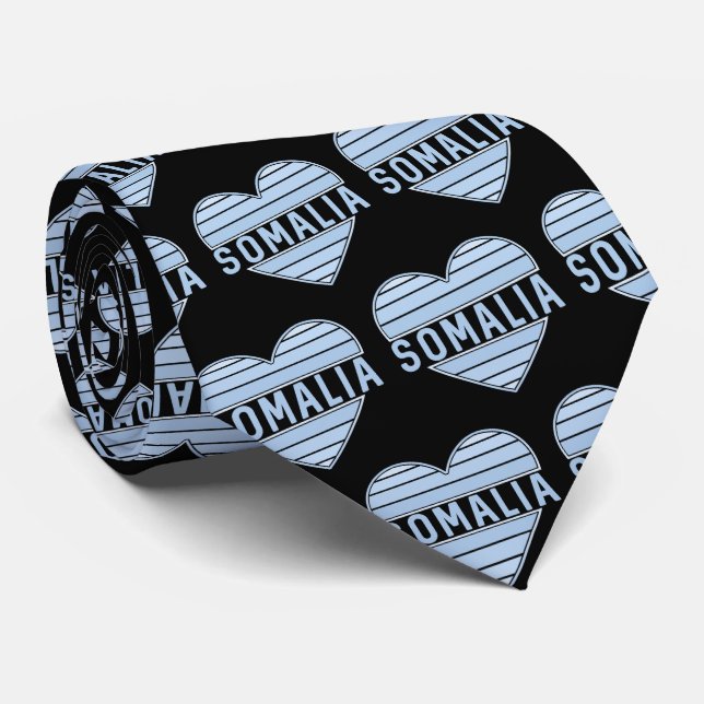 I Love Somalia, Somali Heart Tie (Rolled)