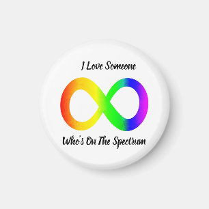 I Love Someone on the Spectrum ASD Magnet 