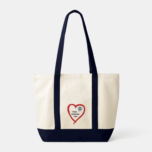 I Love Someone Rare Tote Bag (Back)