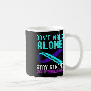 I Love Someone Teal-purple Suicide Prevention Awar Coffee Mug