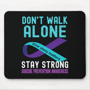 I Love Someone Teal-purple Suicide Prevention Awar Mouse Mat