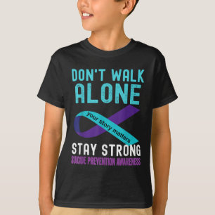 I Love Someone Teal-purple Suicide Prevention Awar T-Shirt