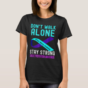 I Love Someone Teal-purple Suicide Prevention Awar T-Shirt