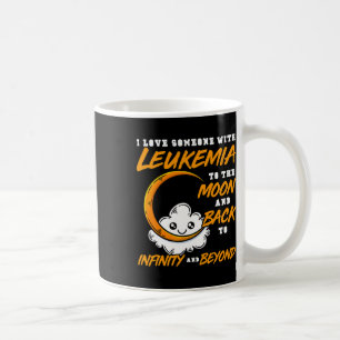 I Love Someone To The Moon And Ck. Leukaemia Aware Coffee Mug