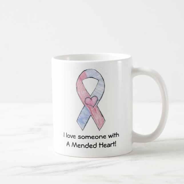 I love someone with A Mended Heart! Coffee Mug (Right)