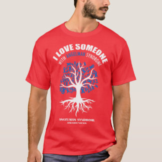 I Love Someone With Angelman Syndrome Angelman Awa T-Shirt