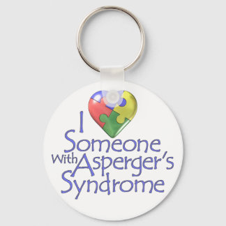 I Love Someone With Asperger's Key Ring