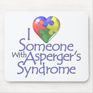 I Love Someone With Asperger's Mouse Mat