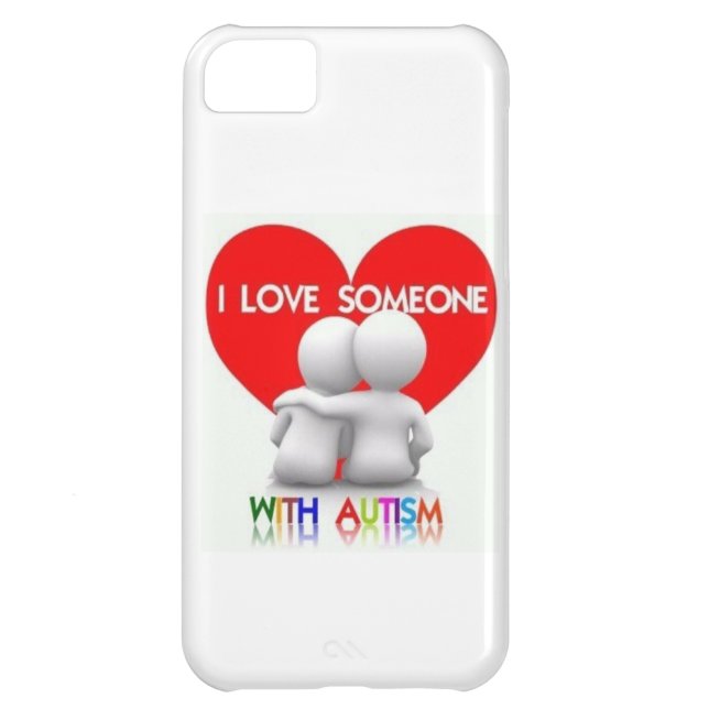 I LOVE SOMEONE WITH AUTISM IPHONE CASE (Back)