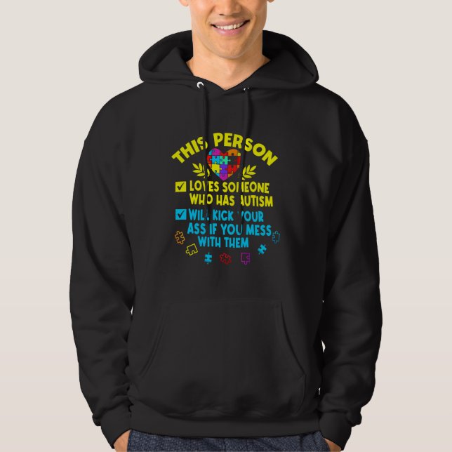 I Love Someone With Autism Shirt (Front)