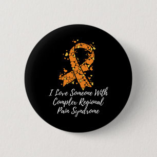 I Love Someone With Crps Awareness 6 Cm Round Badge