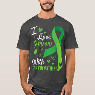 I Love Someone With Gastroschisis Awareness Suppor T-Shirt