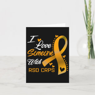 I Love Someone With Rsd Crps Awareness 1 Card