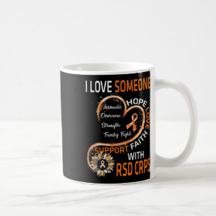 I Love Someone With Rsd Crps Awareness Sunflower Coffee Mug