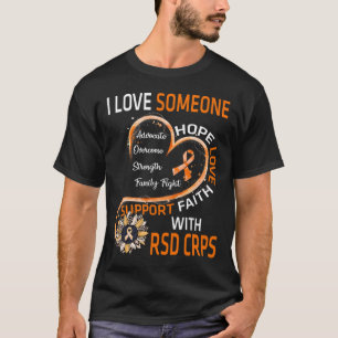I love Someone With RSD CRPS Awareness Sunflower T-Shirt