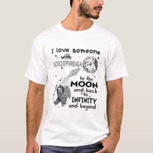 I love Someone with Schizophrenia Awareness T-Shirt