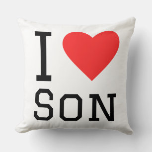 I love son cushion