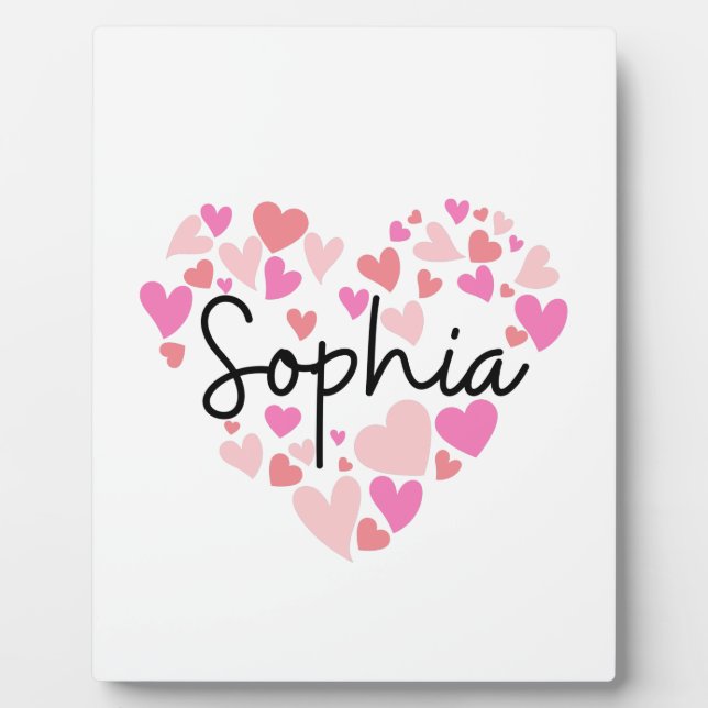 I love Sophia Plaque (Front)
