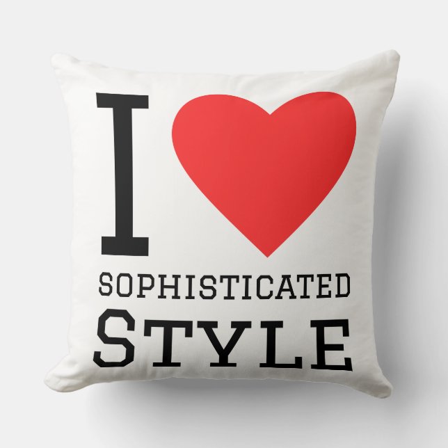 I love sophisticated style cushion (Front)