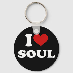 I Love Soul Key Ring
