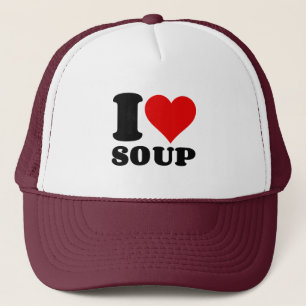 I LOVE SOUP TRUCKER HAT