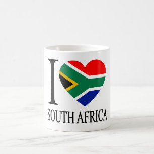 I Love South Africa Coffee Mug