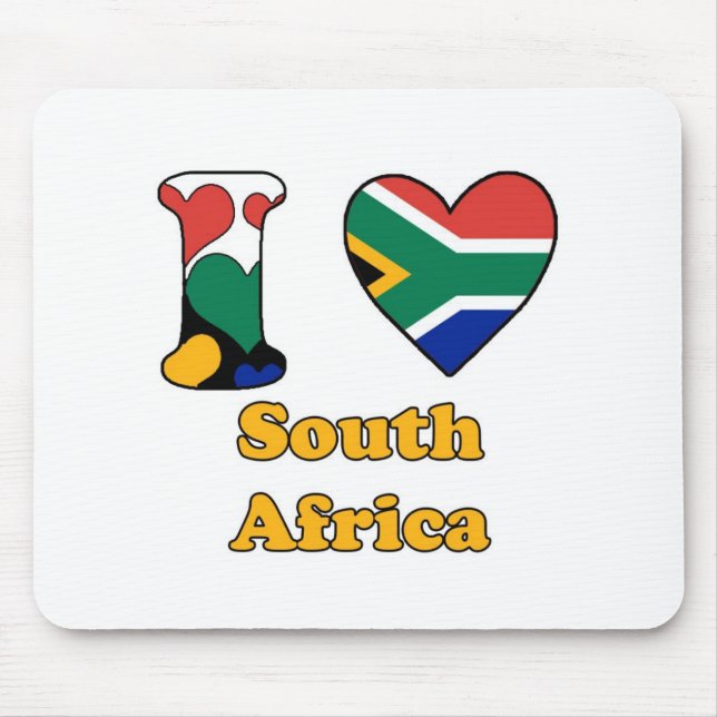 I love South Africa Mouse Mat (Front)