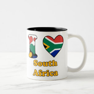 I love South Afrika Two-Tone Coffee Mug