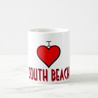 ~I Love South Beach~ MUG, CUSTOMIZE IT!