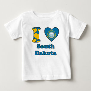 I love South Dakota Baby T-Shirt