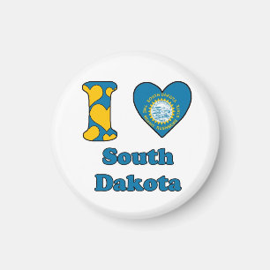 I love South Dakota Magnet