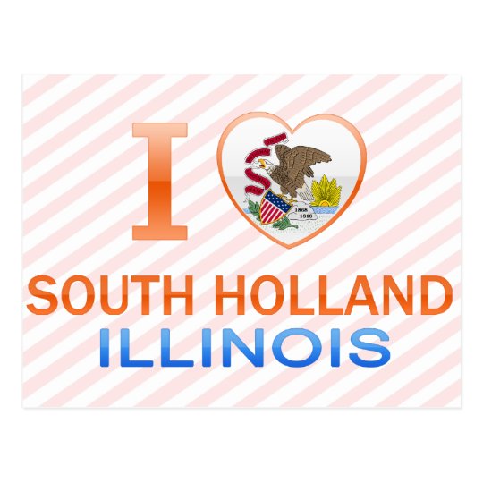 I Love South Holland, IL Postcard
