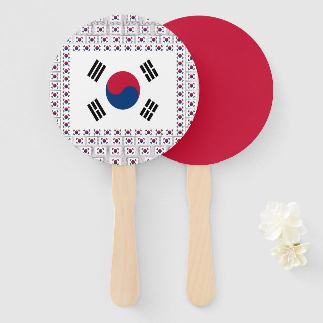 I love South Korea Hand Fan (Front and Back)