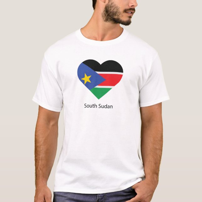 I Love South Sudan T-Shirt (Front)