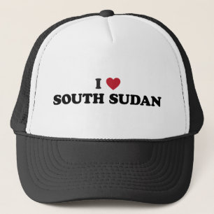 I Love South Sudan Trucker Hat