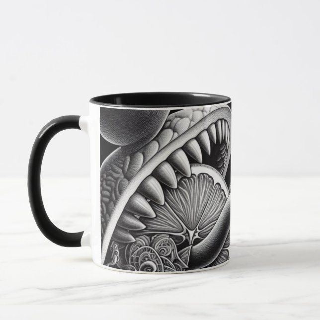 I love Space Orange Mug (Left)