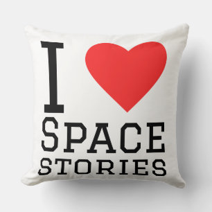 I love space stories cushion