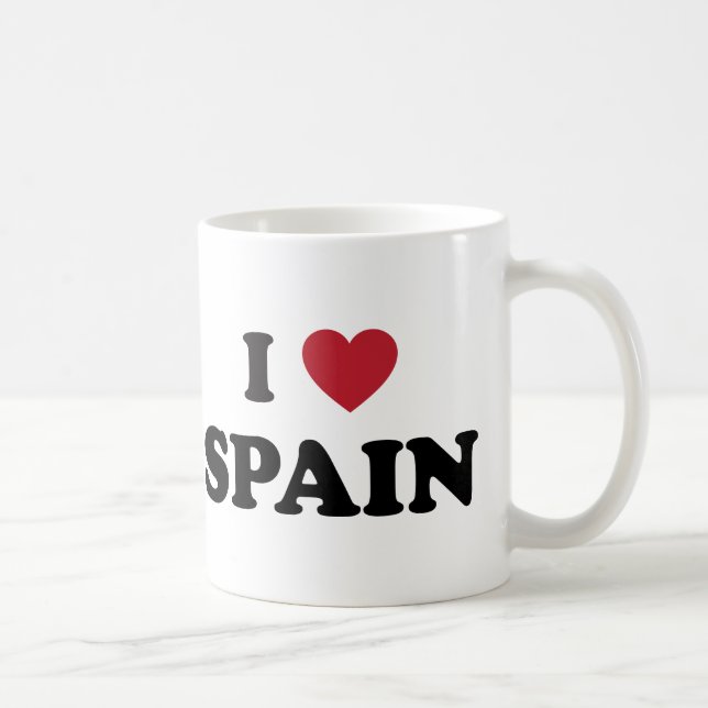 I Love Spain Coffee Mug (Right)