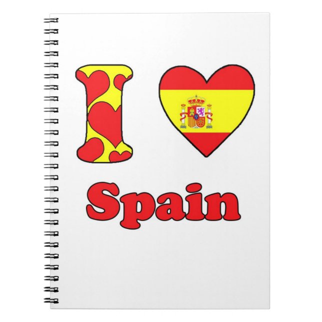 I love Spain Notebook (Front)
