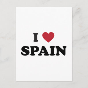 I Love Spain Postcard